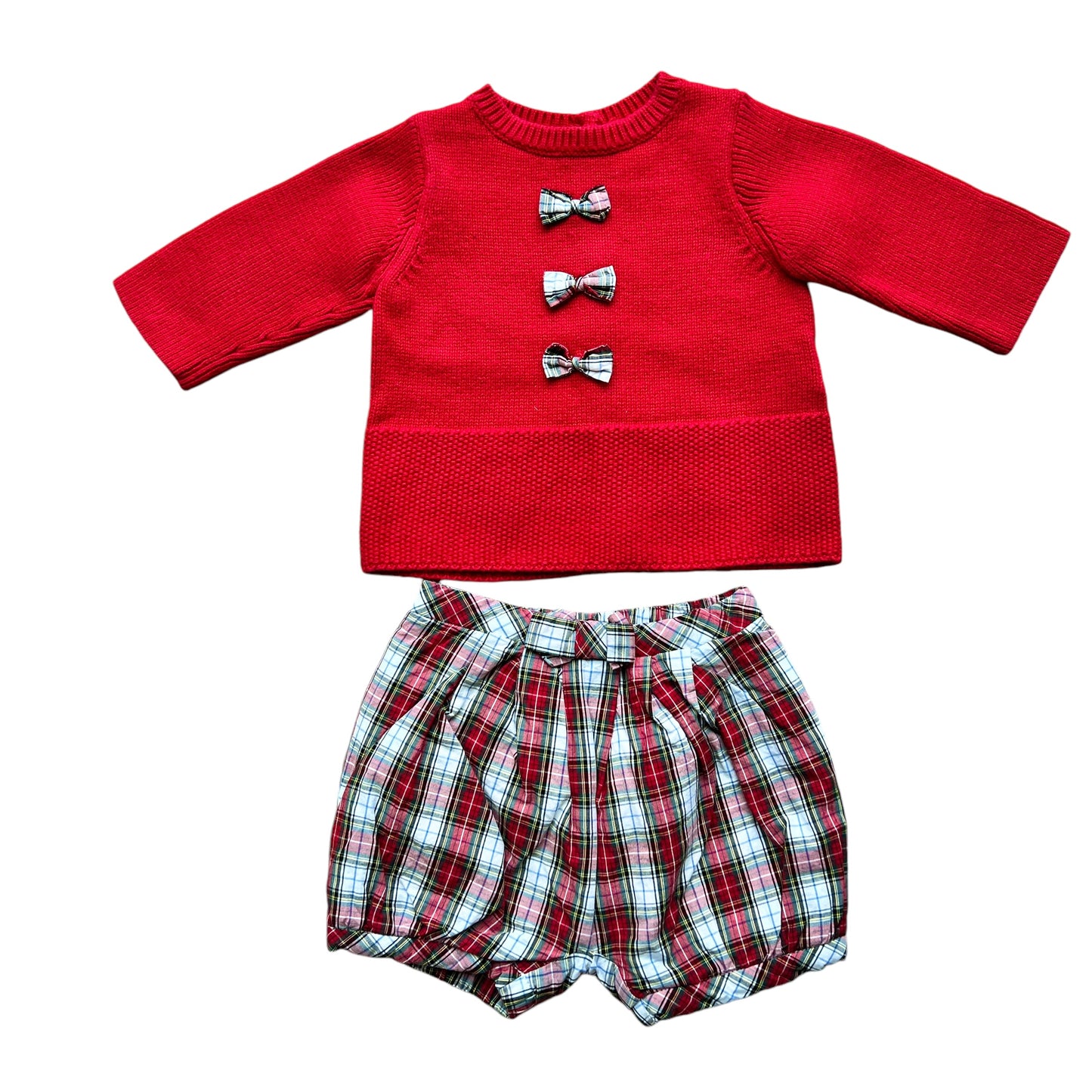 Completo Jacadi scozzese - 3 mesi