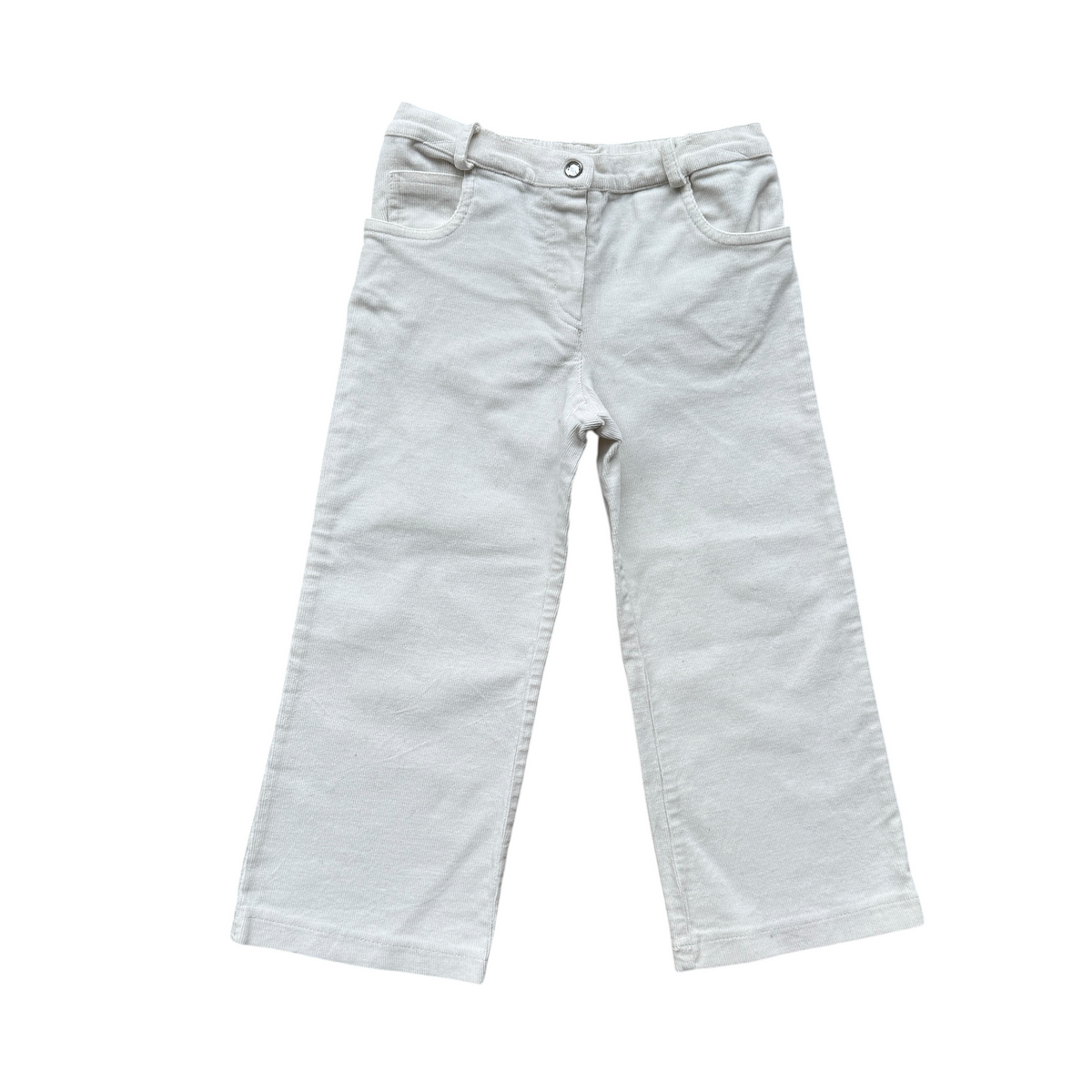 Pantaloni bianchi microvelluto Blumarine - 3/4 anni