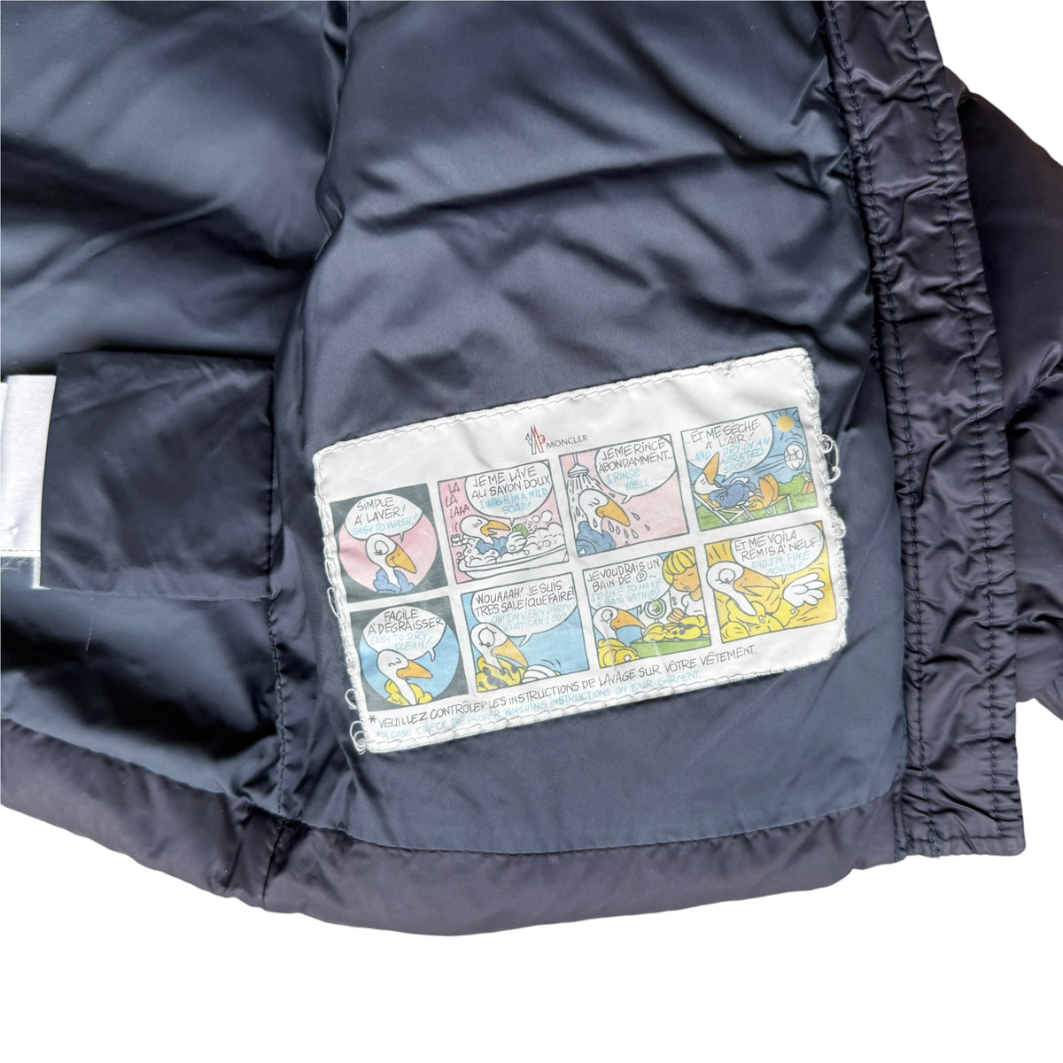 Piumino blu notte Moncler - 18/24 mesi
