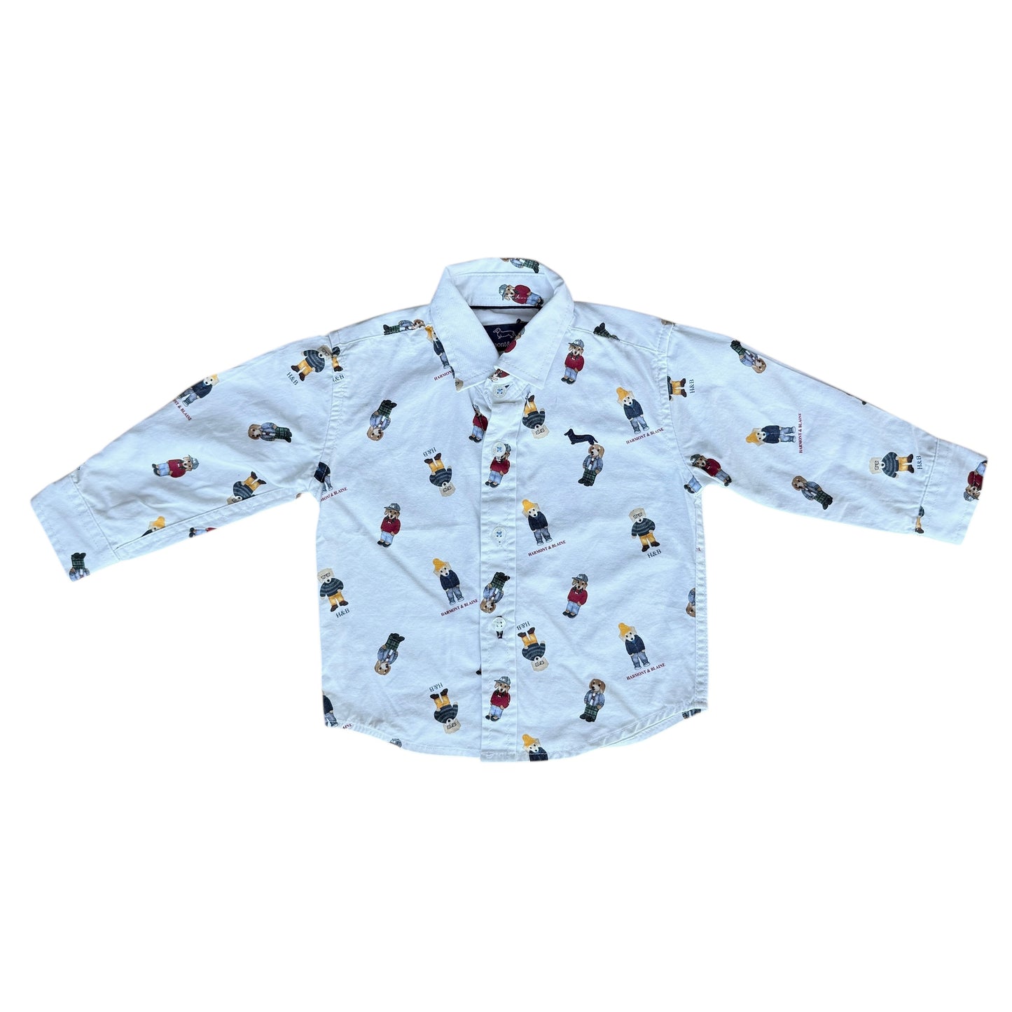 Camicia cagnolini Harmont&Blaine jeans - 3/6 mesi