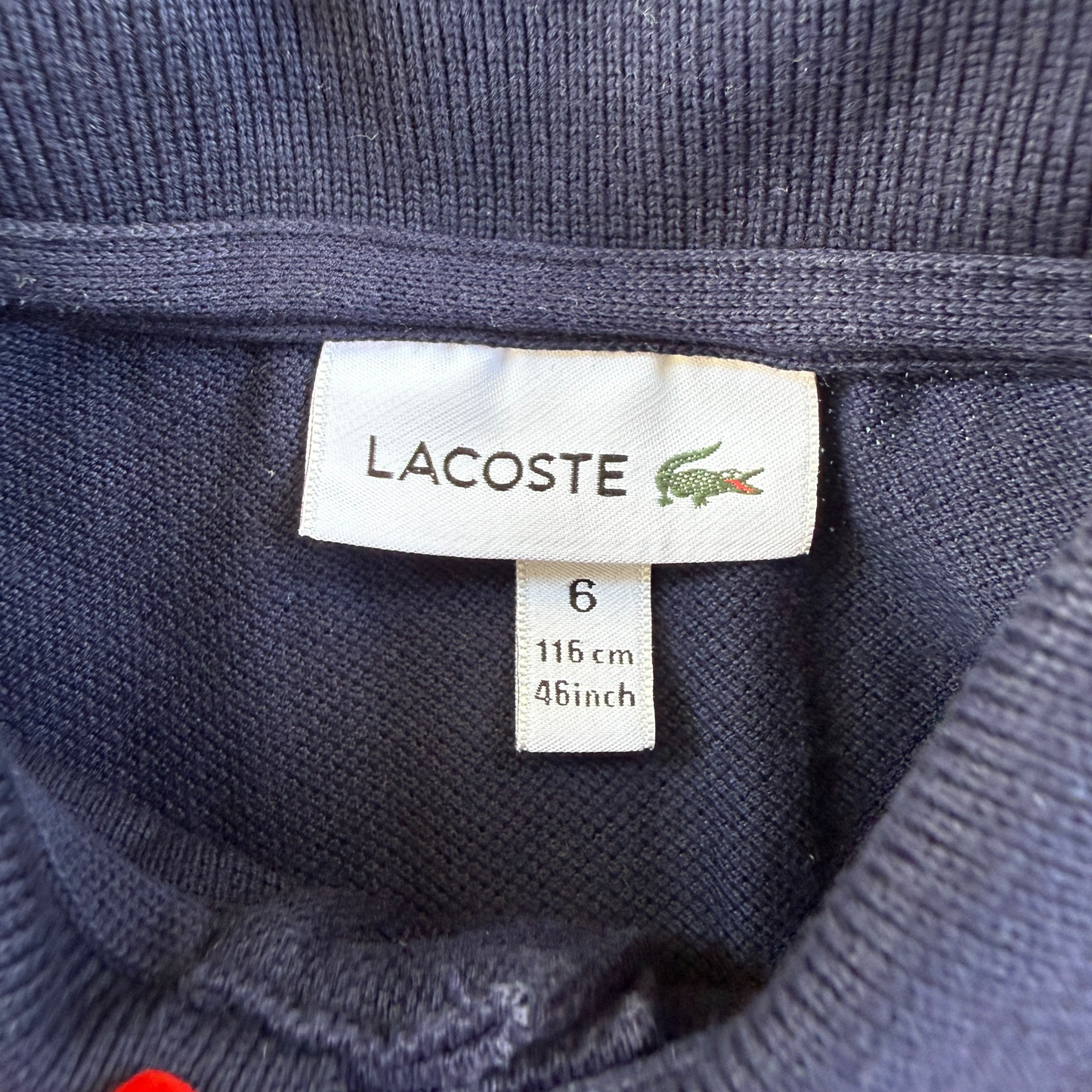 Polo blu Lacoste - 6 anni