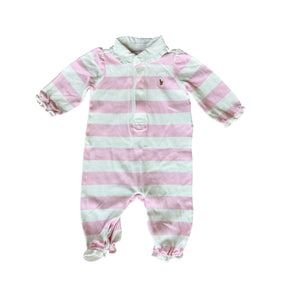 Tutina righe rosa Ralph Lauren - 6 mesi