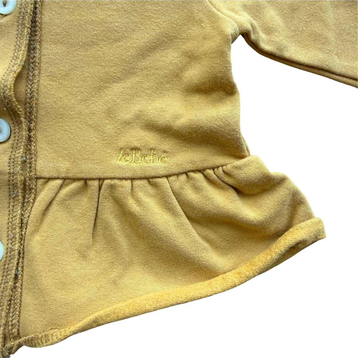Cardigan felpa leggera senape Le Bebè - 9 mesi