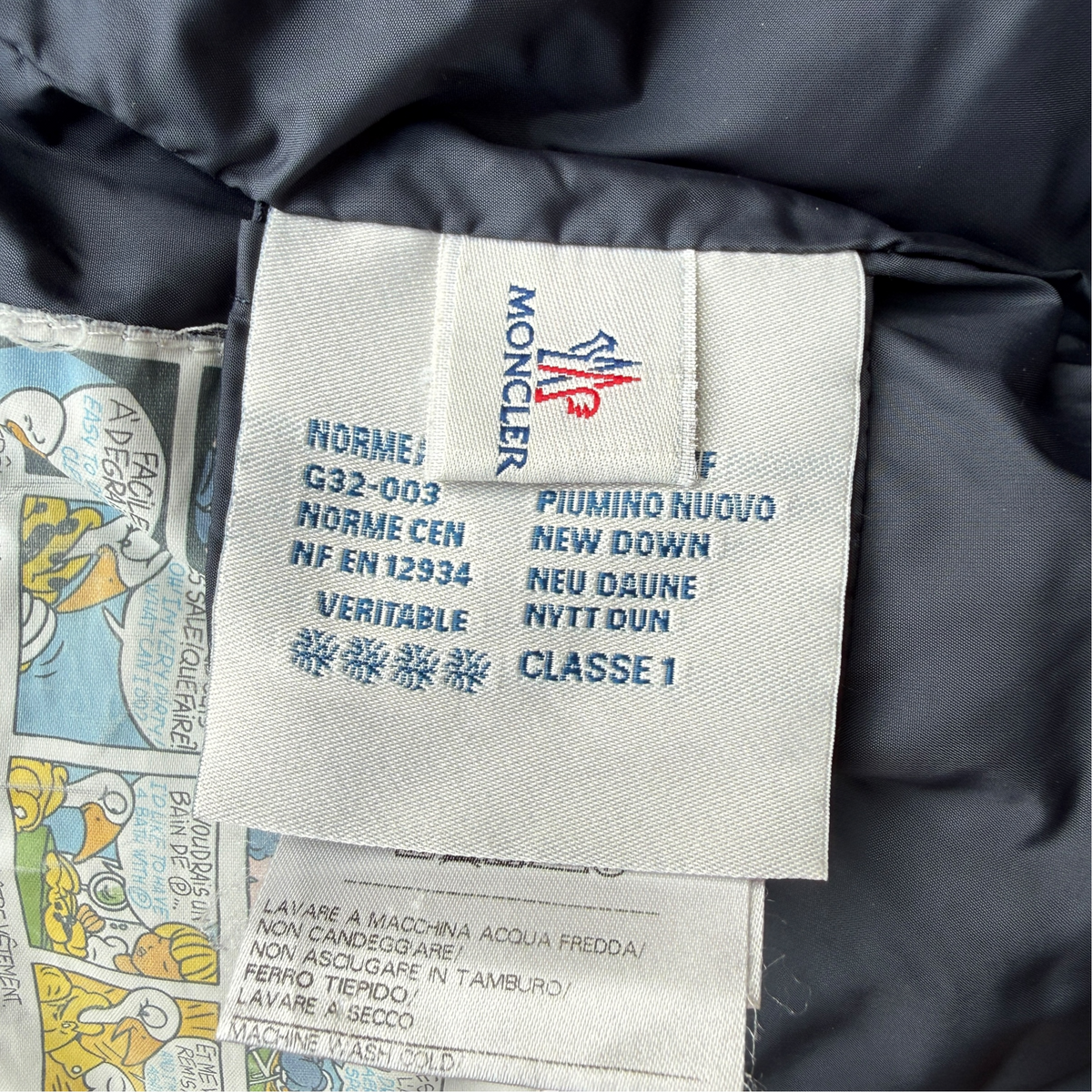 Piumino blu notte Moncler - 18/24 mesi