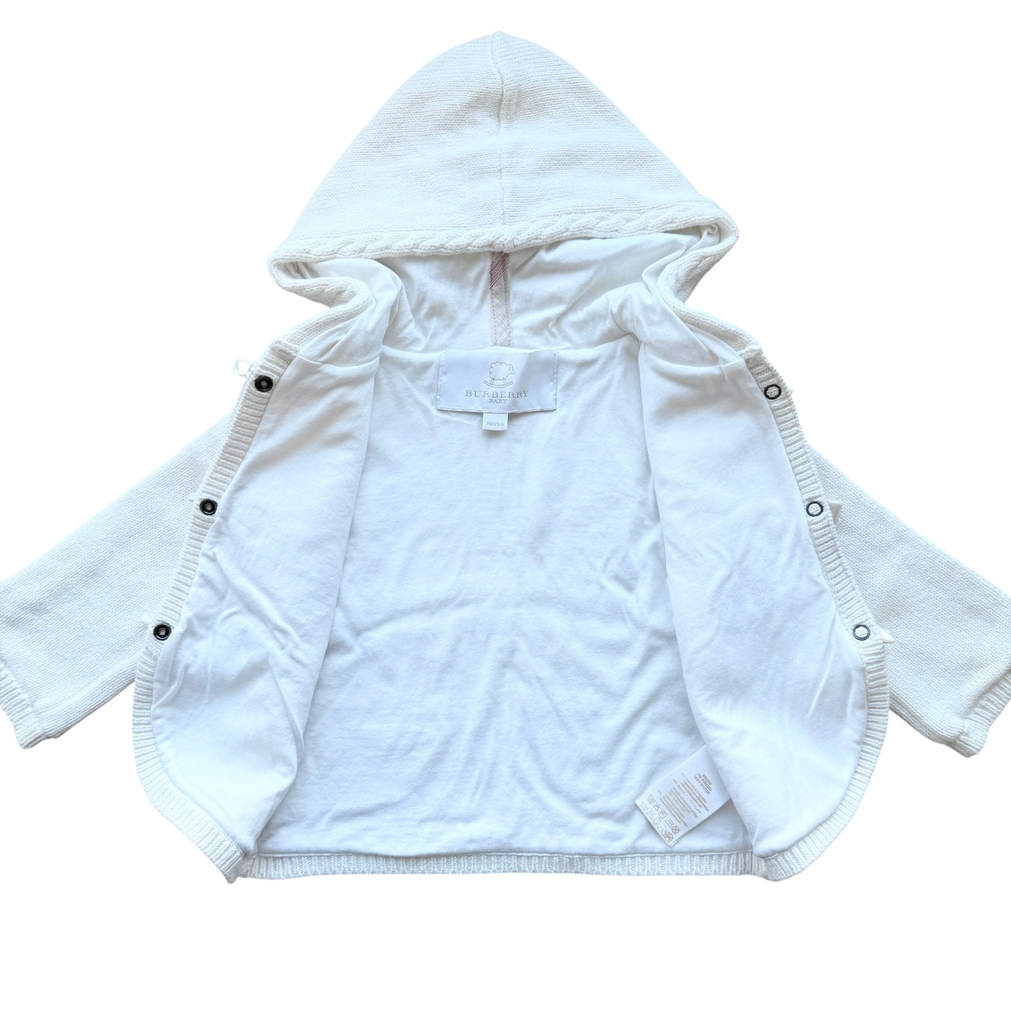 Cardigan con cappuccio Burberry - 9 mesi