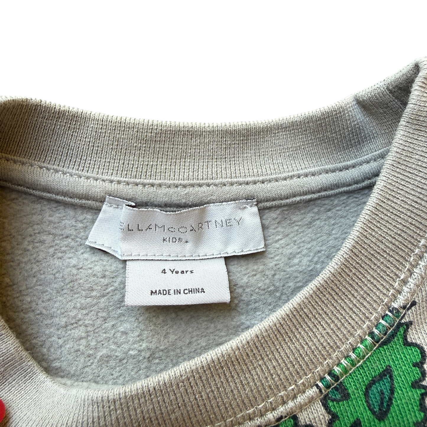 Felpa leggera disegni montagna Stella McCartney - 4 anni