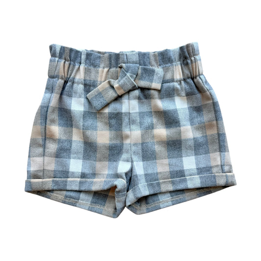 Pantaloncini scozzesi grigio beige Il Gufo - 12 mesi