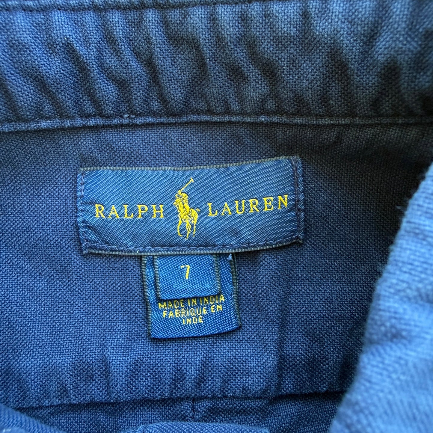 Camicia blu Ralph Lauren - 7 anni