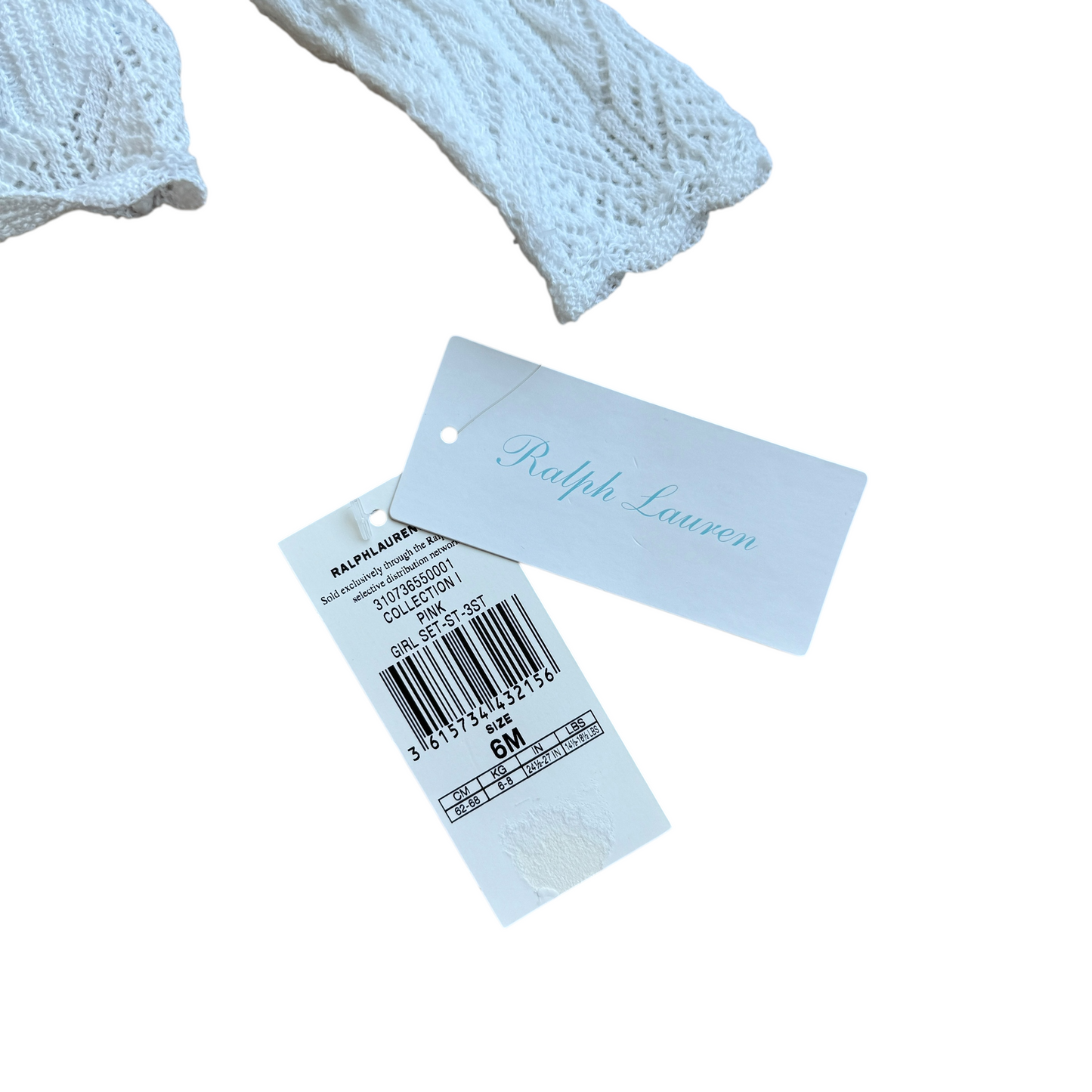 Coprispalle cotone traforato Polo Ralph Lauren NUOVO - 6 mesi