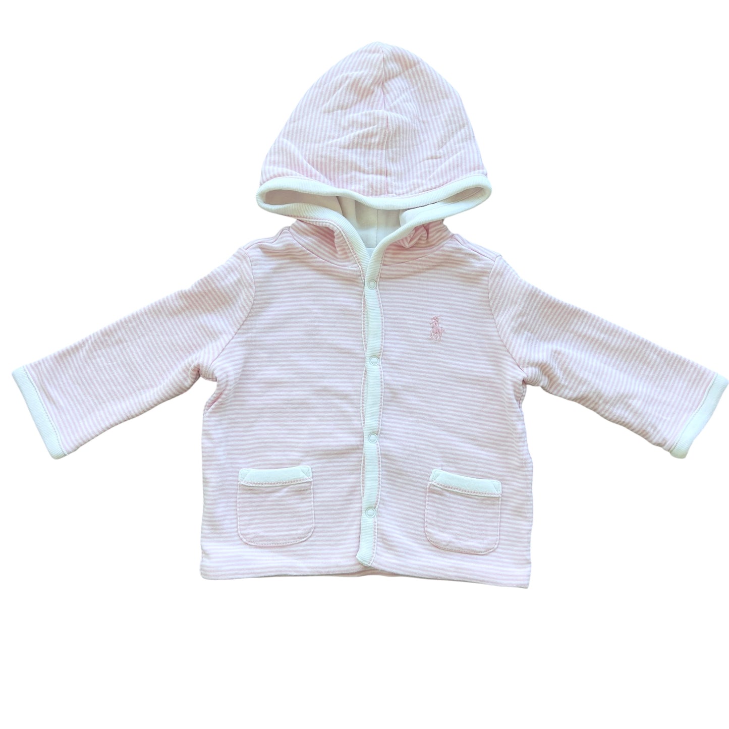 Felpa cappuccio double face Ralph Lauren - 3 mesi