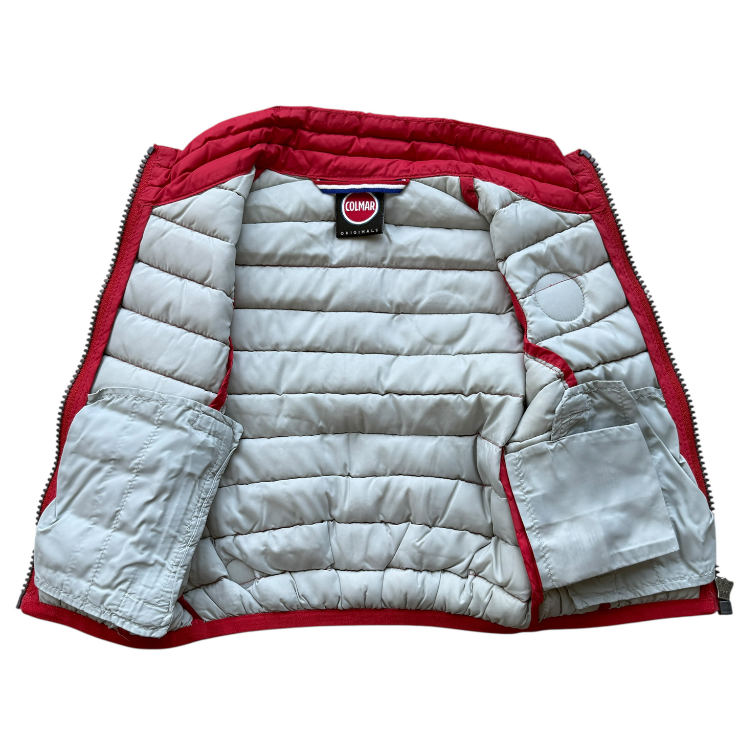 Piumino smanicato rosso Colmar - 9 mesi