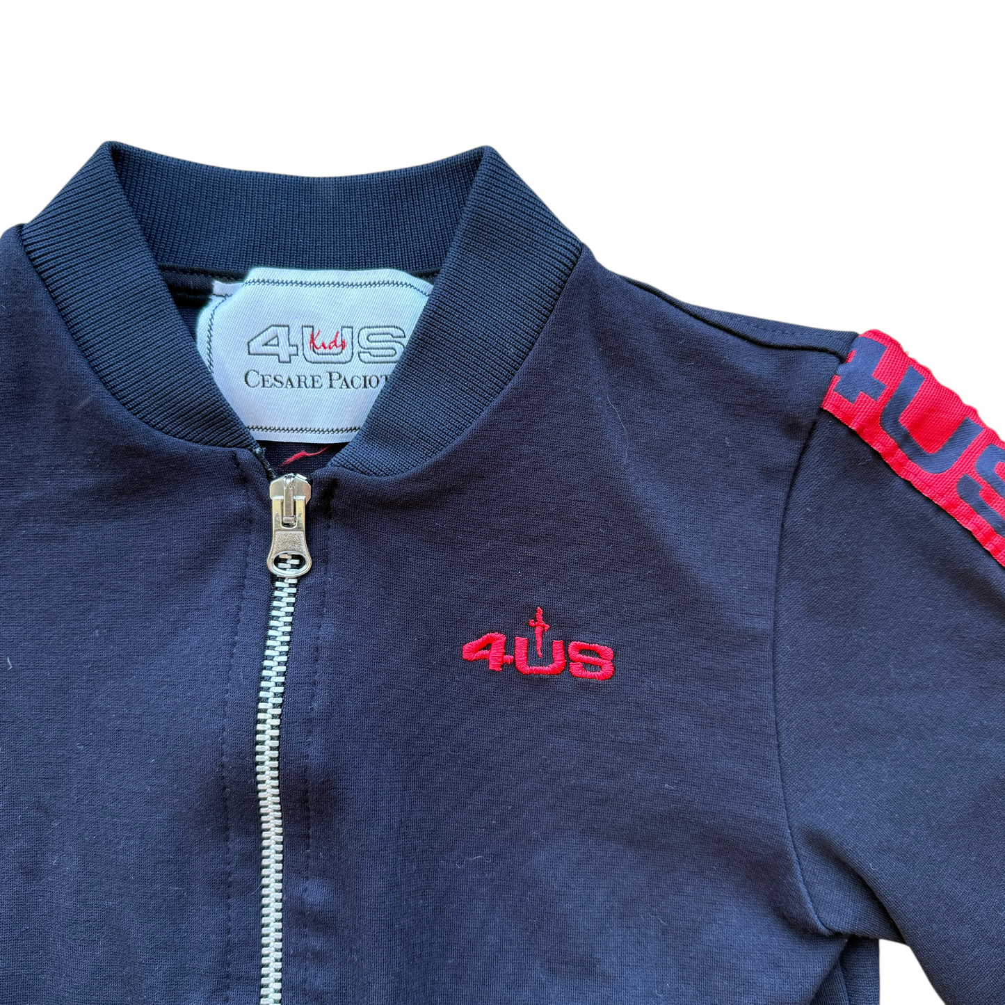 Felpa full zip garzata Paciotti - 4 anni