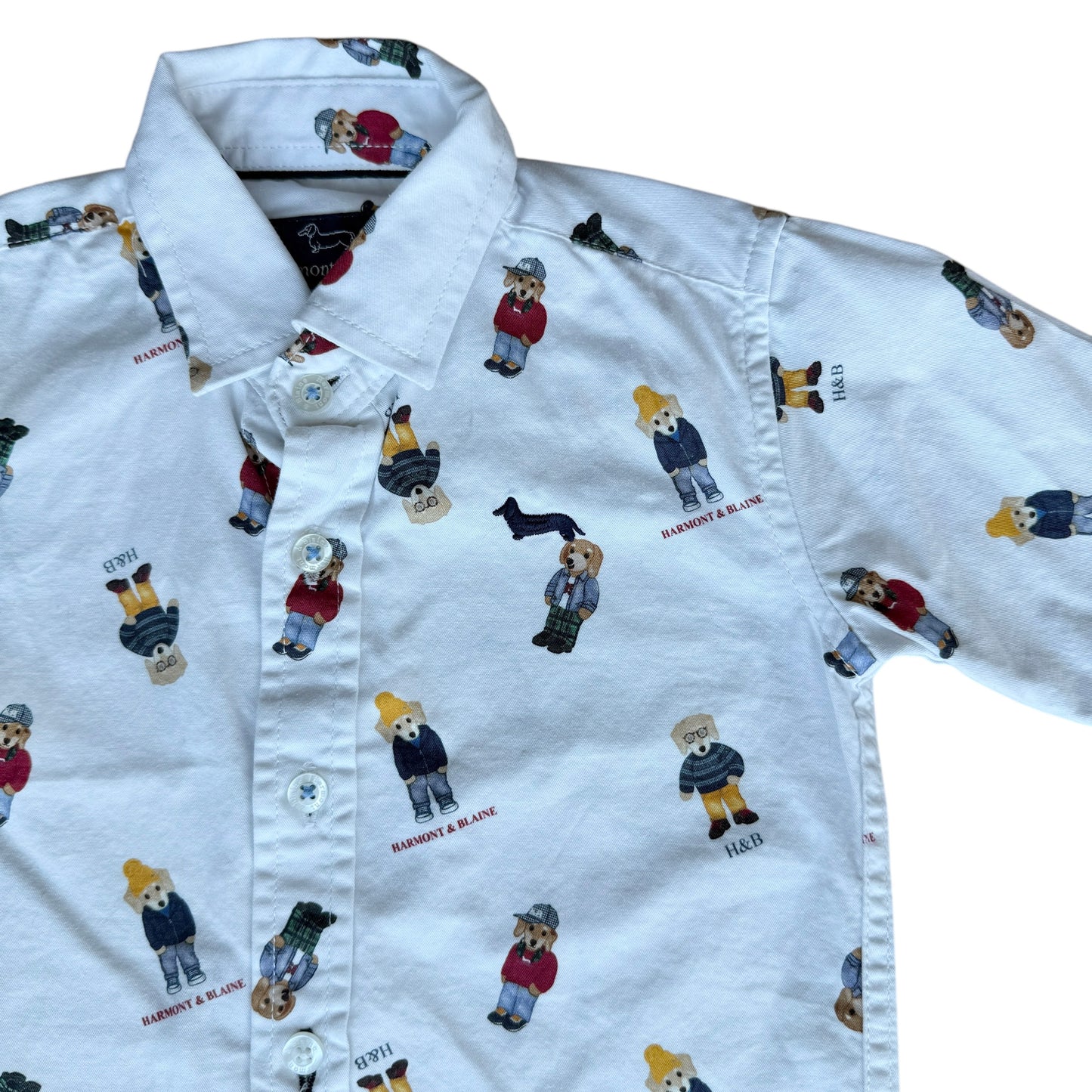 Camicia cagnolini Harmont&Blaine jeans - 3/6 mesi