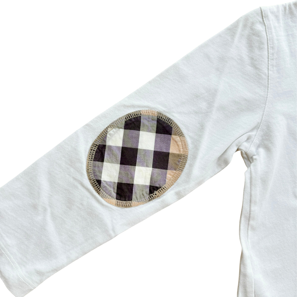 Maglia manica lunga bianca Burberry - 5 anni