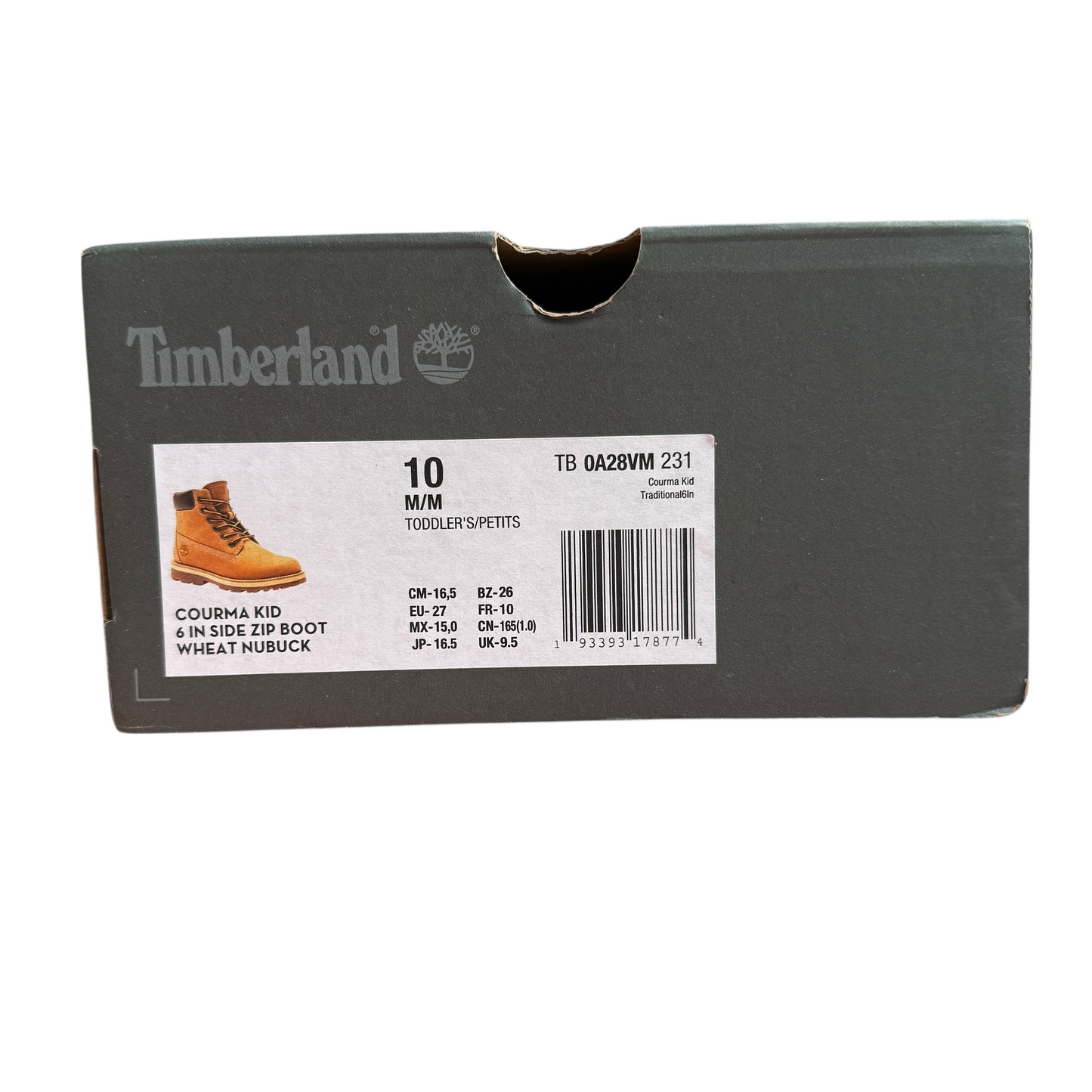 Boots Courma Kid 6inch Timberland NUOVI - numero 27