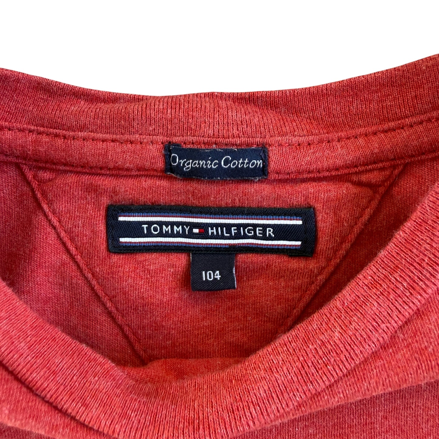 T-shirt color corallo melange Tommy Hilfiger - 4 anni