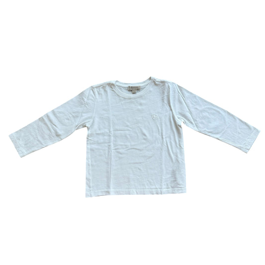 Maglia manica lunga bianca Burberry - 5 anni