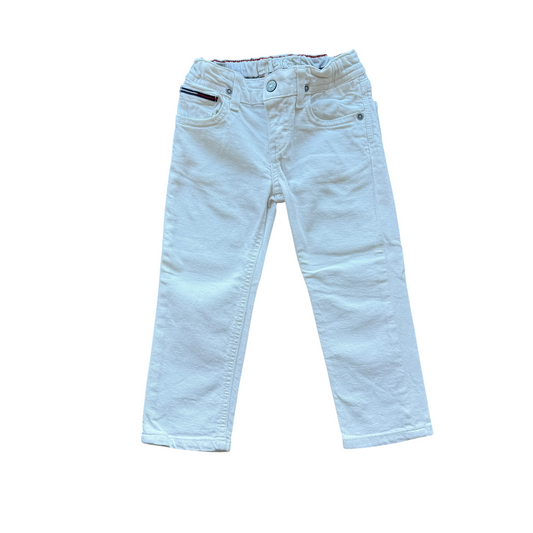 Jeans bianchi Tommy Hilfigher - 2 anni