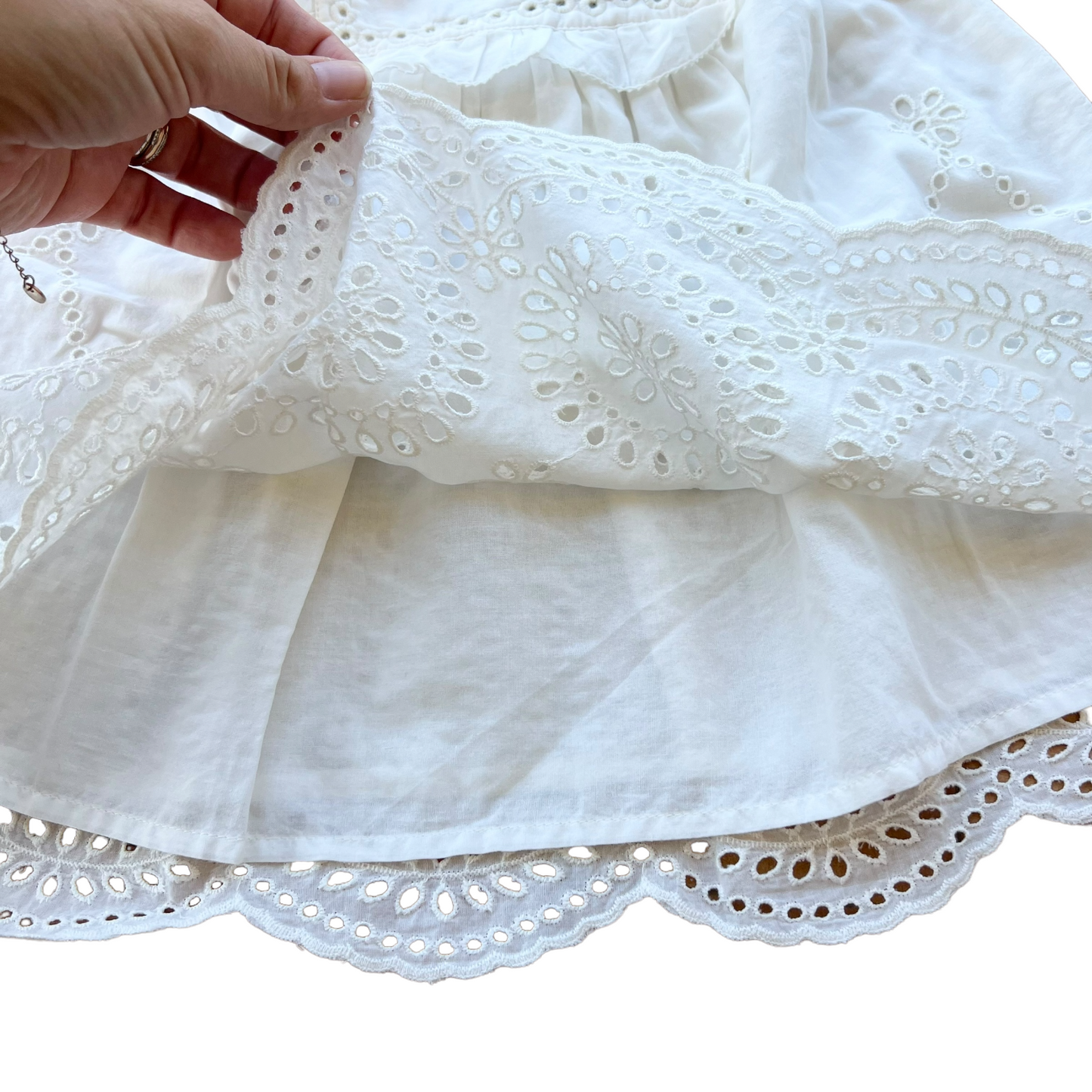 Abito salopette sangallo con coulotte Stella McCartney - 3/6 mesi