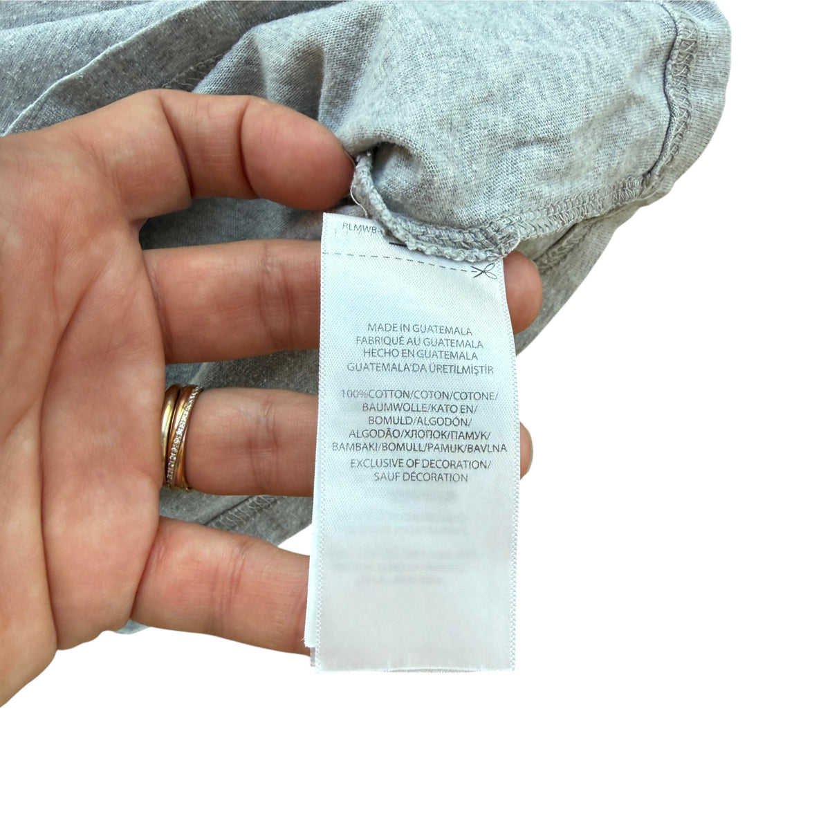 Maglia manica lunga grigio melange Polo Ralph Lauren - 8 anni