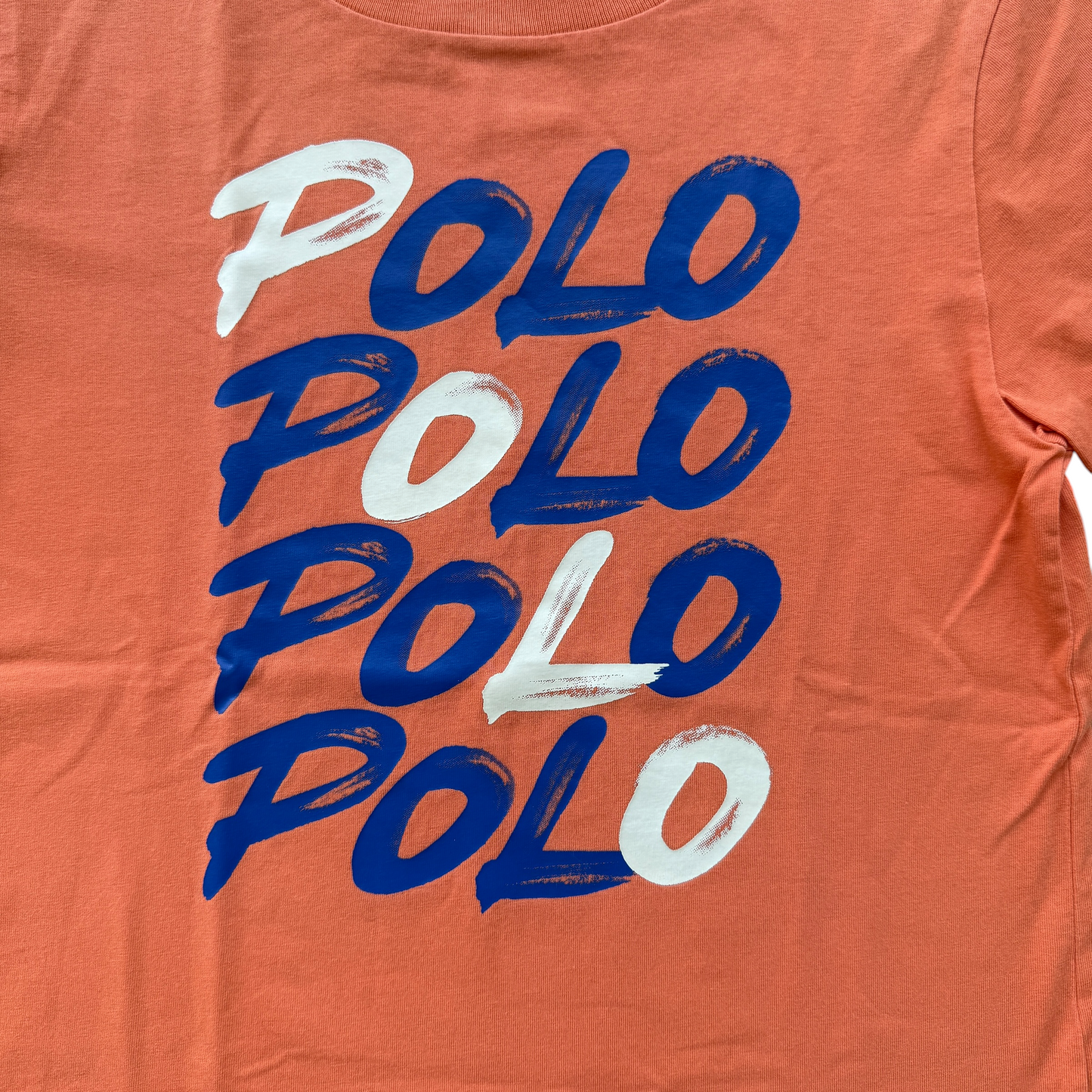 T-shirt arancione Polo Ralph Lauren - 7 anni