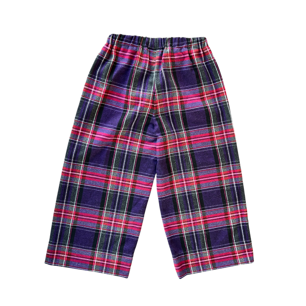Pantalone scozzese viola Il Gufo - 5 anni