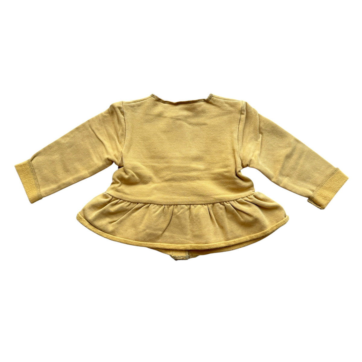 Cardigan felpa leggera senape Le Bebè - 9 mesi