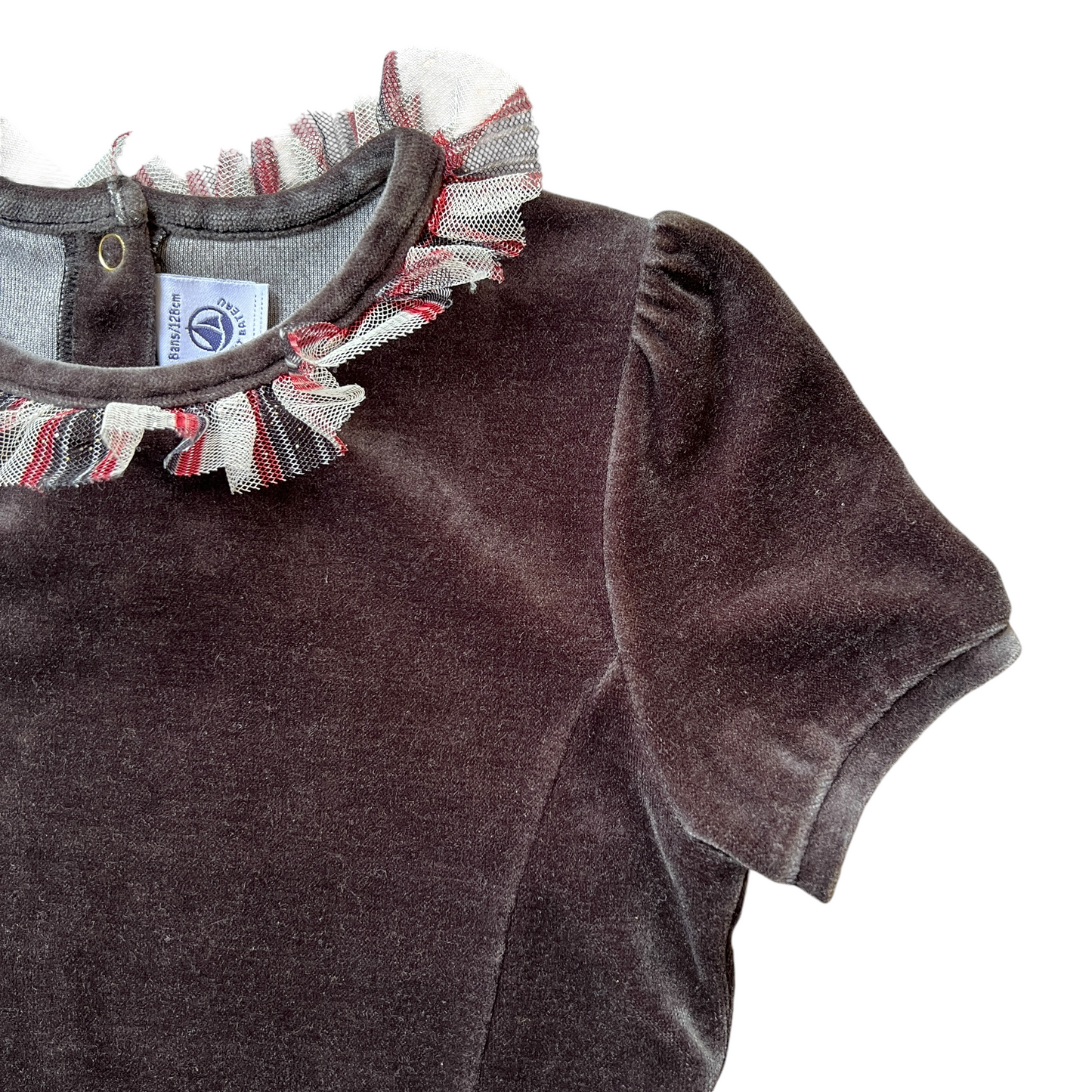 Abito velluto e tulle Petit Bateau - 6 anni