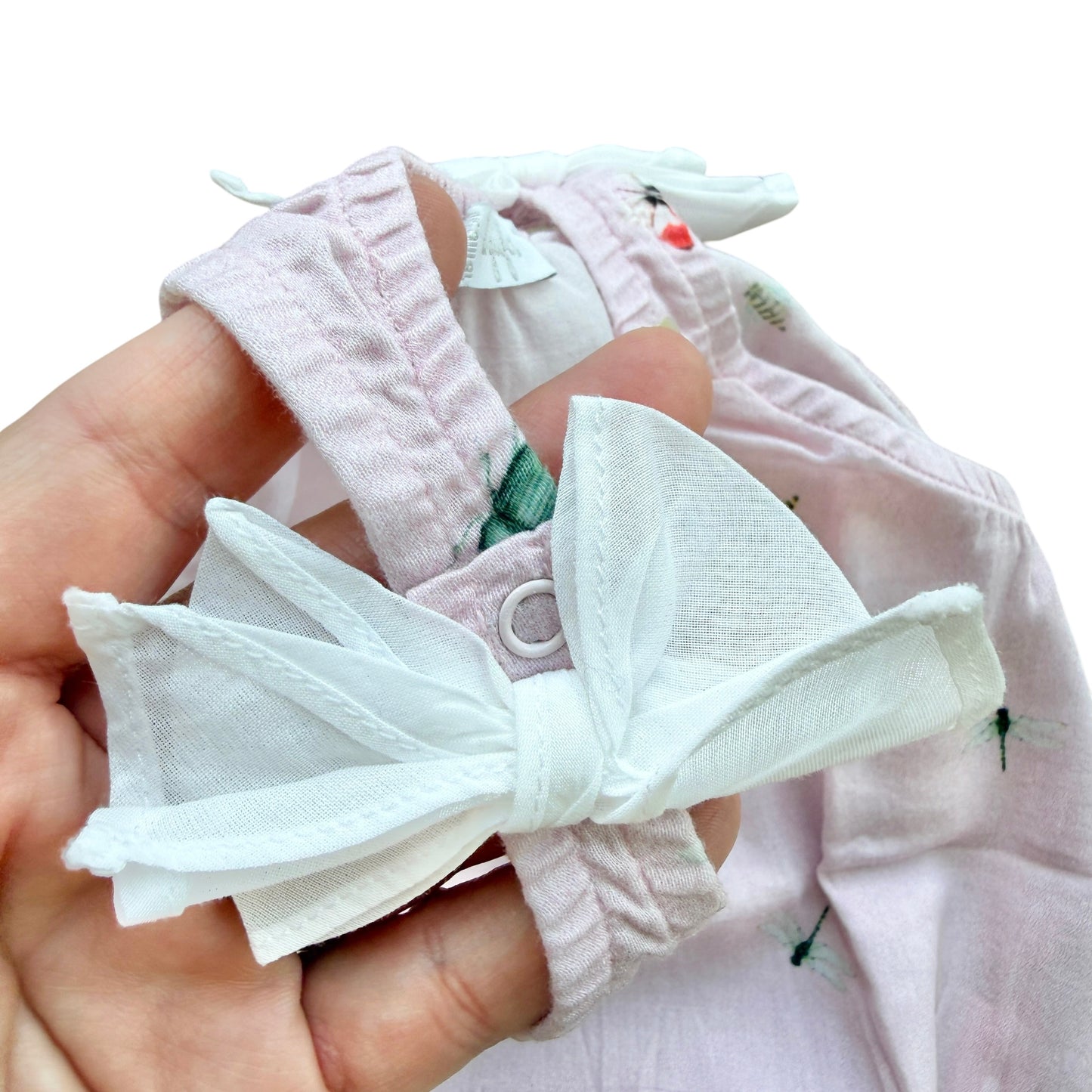 Pagliaccetto rosa con Fiocchi Il Gufo - 18 Mesi