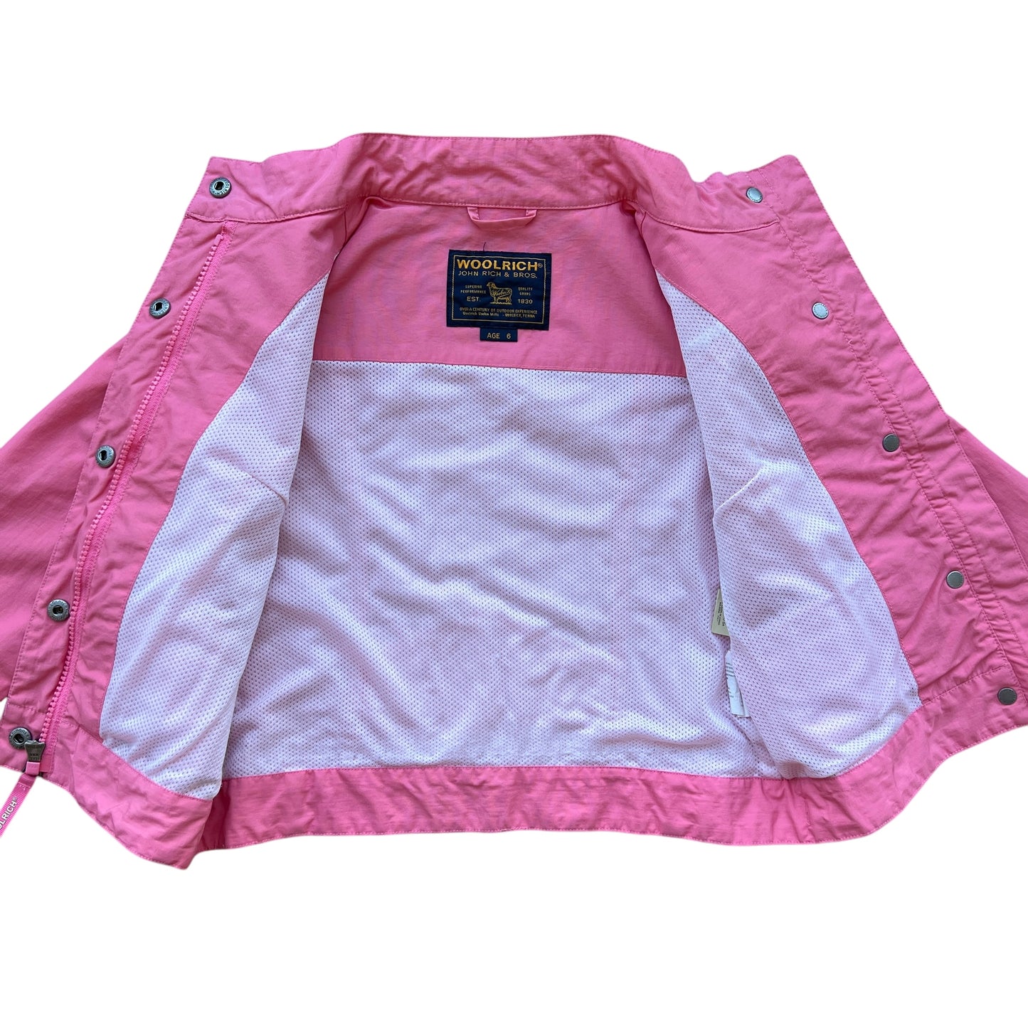 Giubbino leggero rosa Woolrich bambina - 6 anni