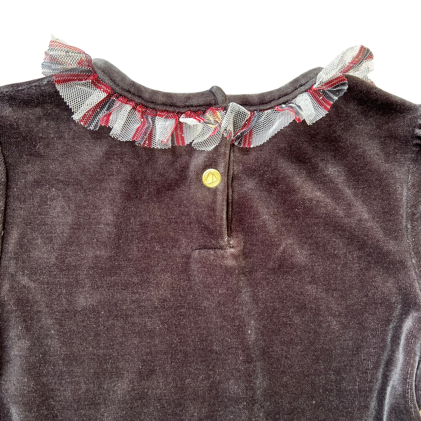 Abito velluto e tulle Petit Bateau - 6 anni