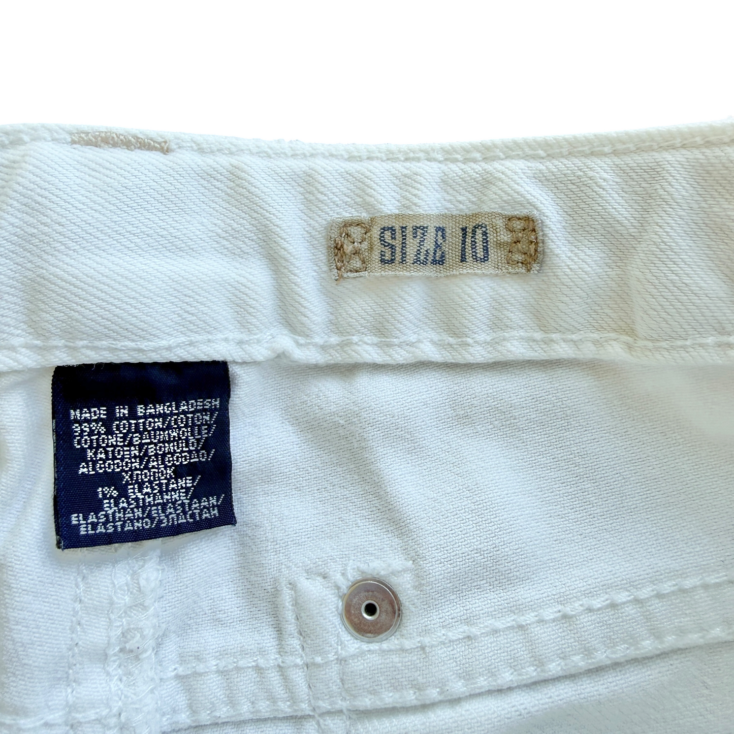 Bermuda jeans bianchi Ralph Lauren - 10 anni
