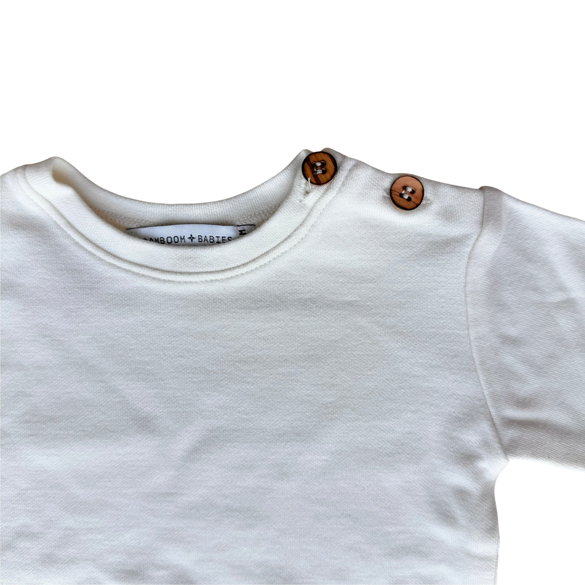 T-shirt manica lunga panna Bamboom - 9/12 mesi