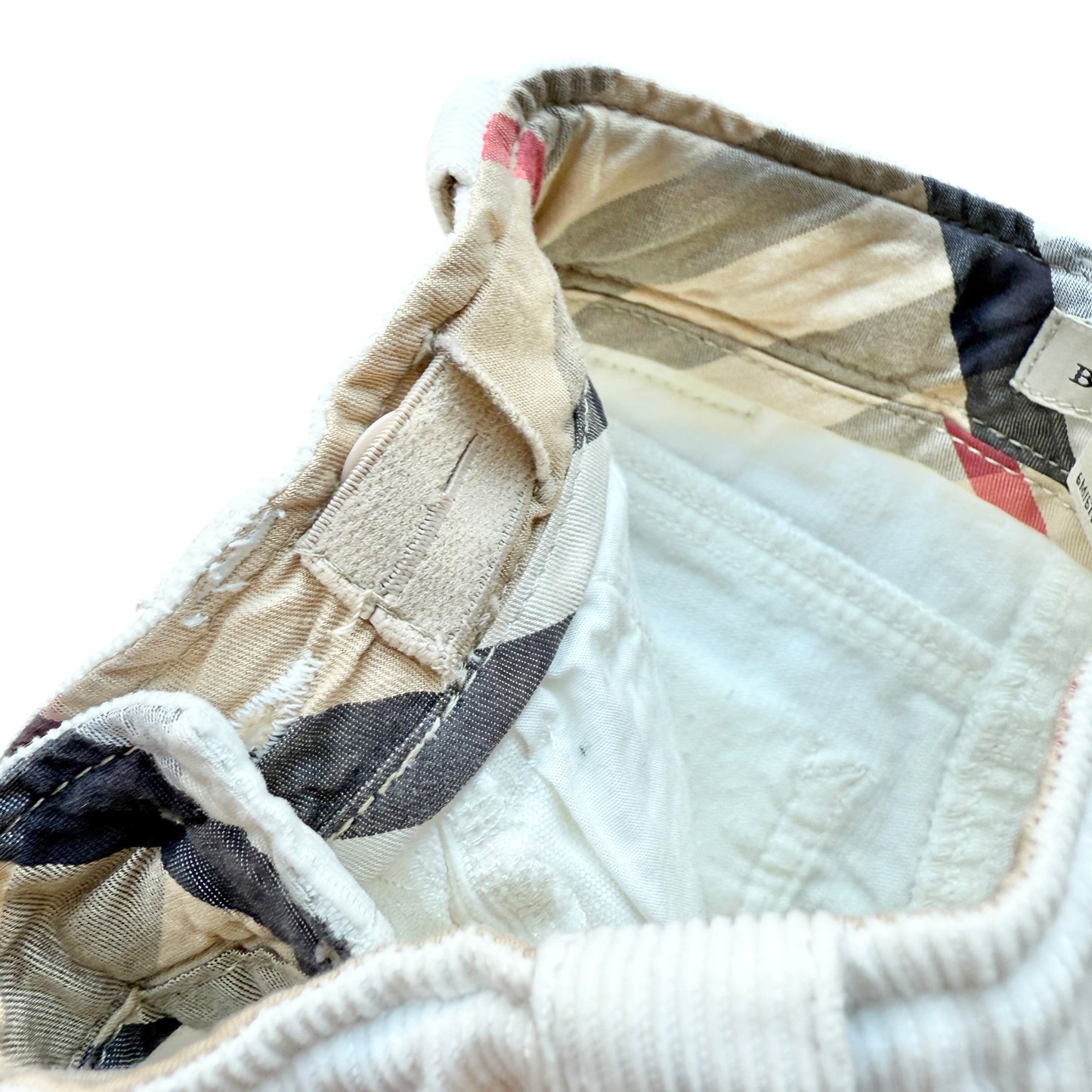 Pantaloni velluto slim Burberry - 6 mesi