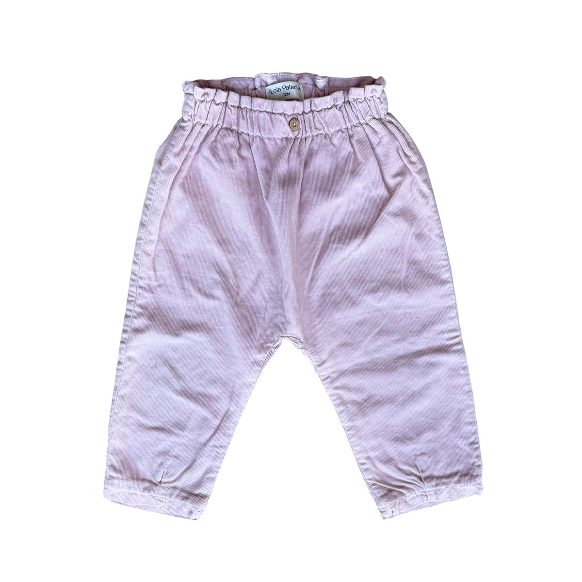 Pantaloni baggy microvelluto Lola Palacios - 12 mesi