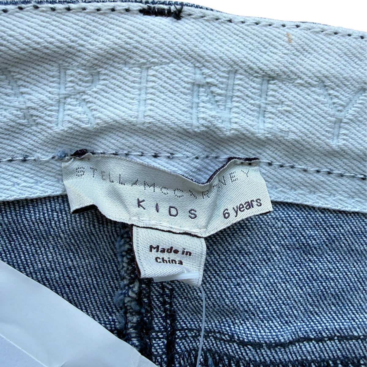 Jeans skinny ricamati Stella McCartney NUOVI - 6 anni