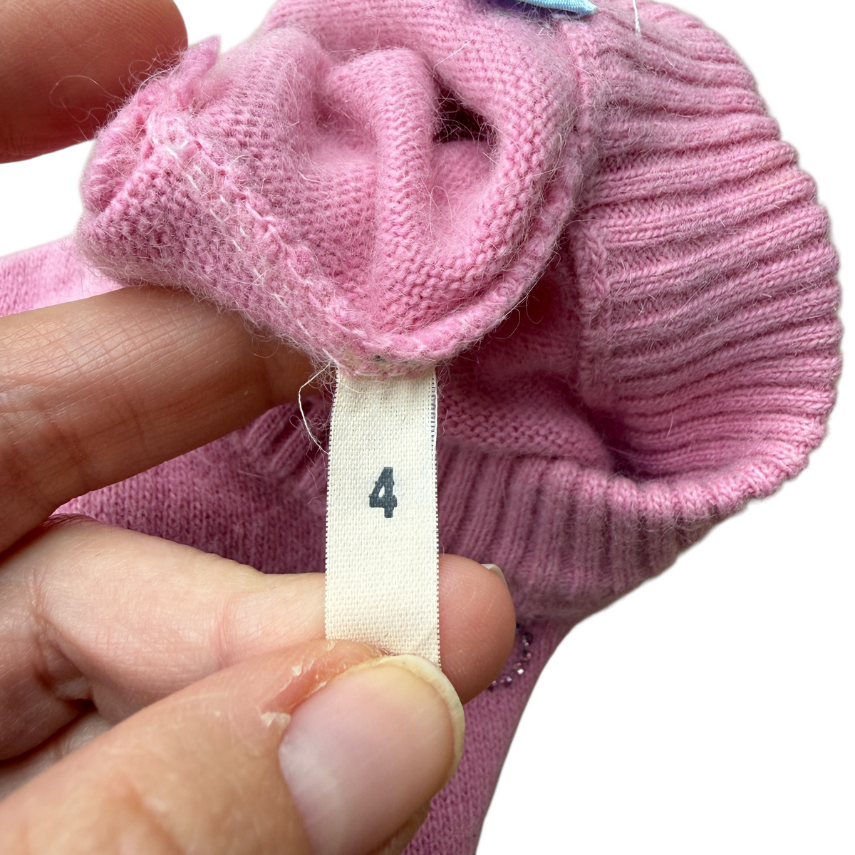Completo gemelli misto angora con strass Blumarine - 3/4 anni