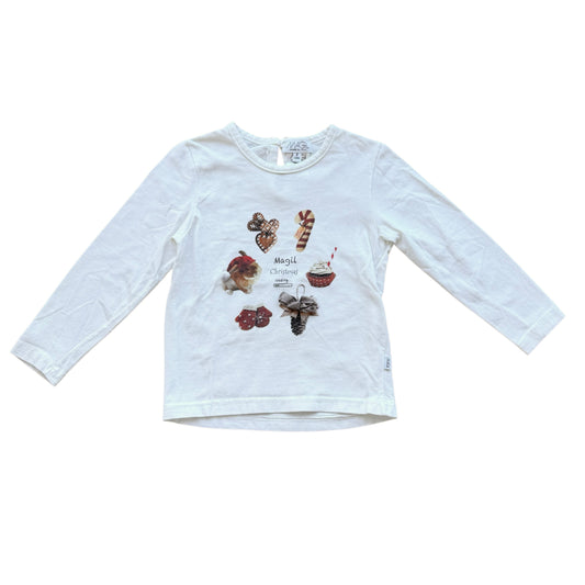 Maglia manica lunga natalizia Magil - 4 anni