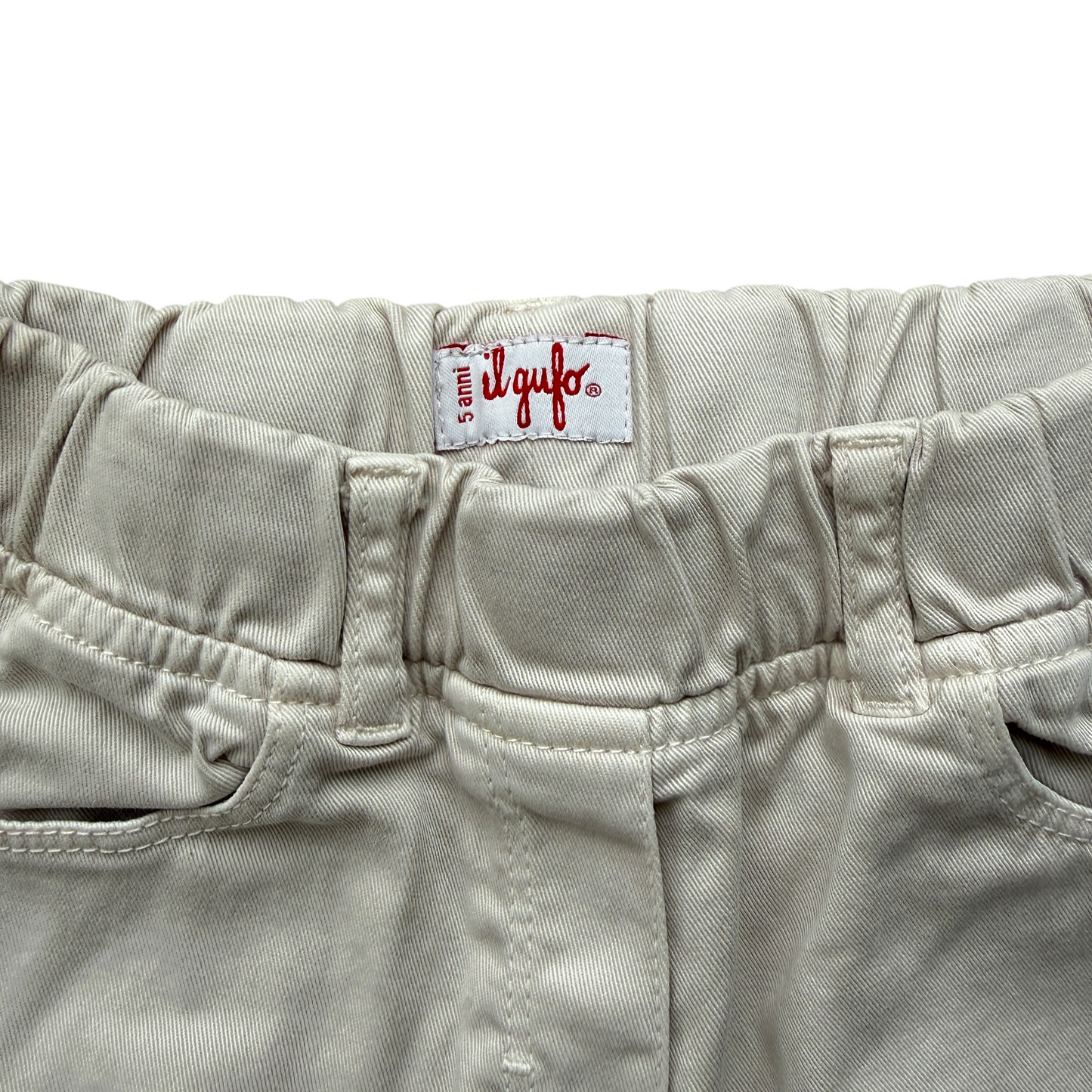 Jeggings sabbia Il Gufo - 5 anni