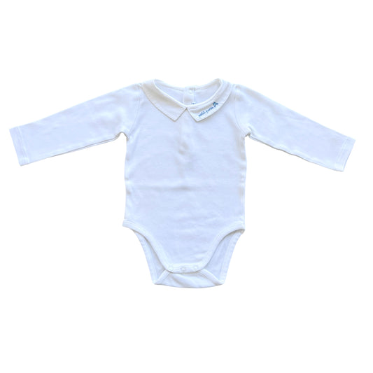 Body manica lunga con colletto ricamato Jacadi - 6 mesi