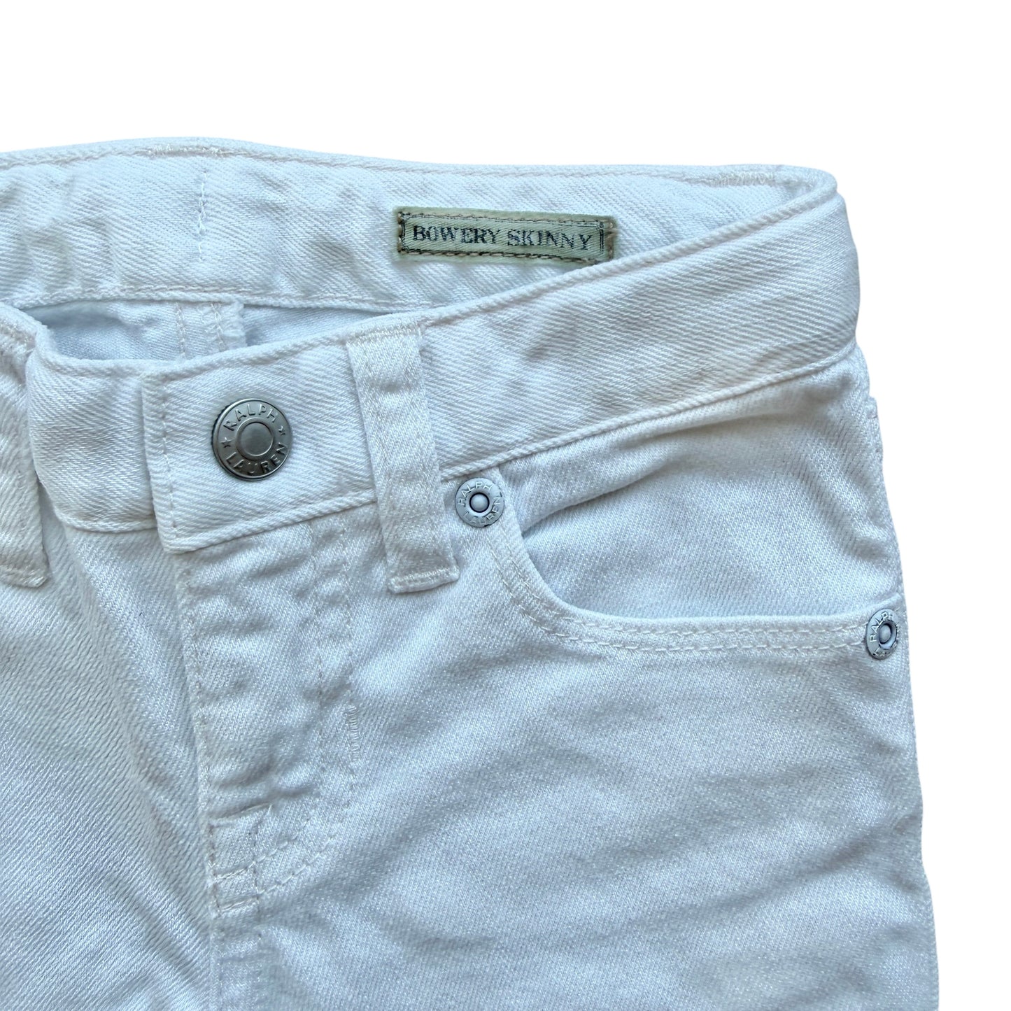 Jeans bianchi mod. Bowery skinny Ralph Lauren - 3 anni