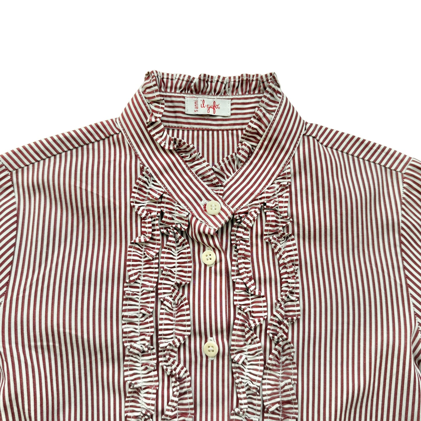 Camicia con rouches Il Gufo - 5 anni