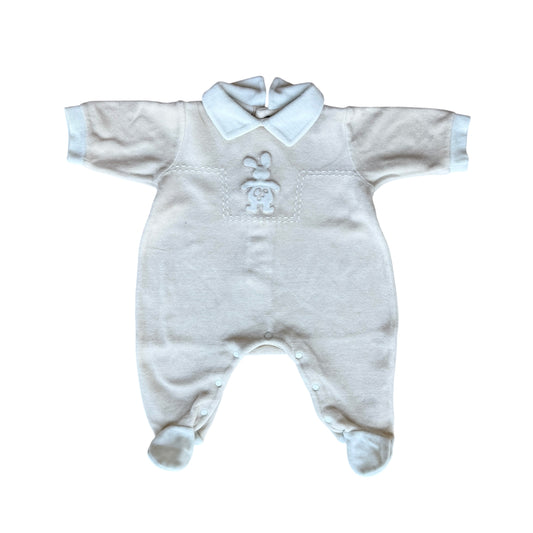 Tutina ciniglia newborn Grigioperla - 0 mesi