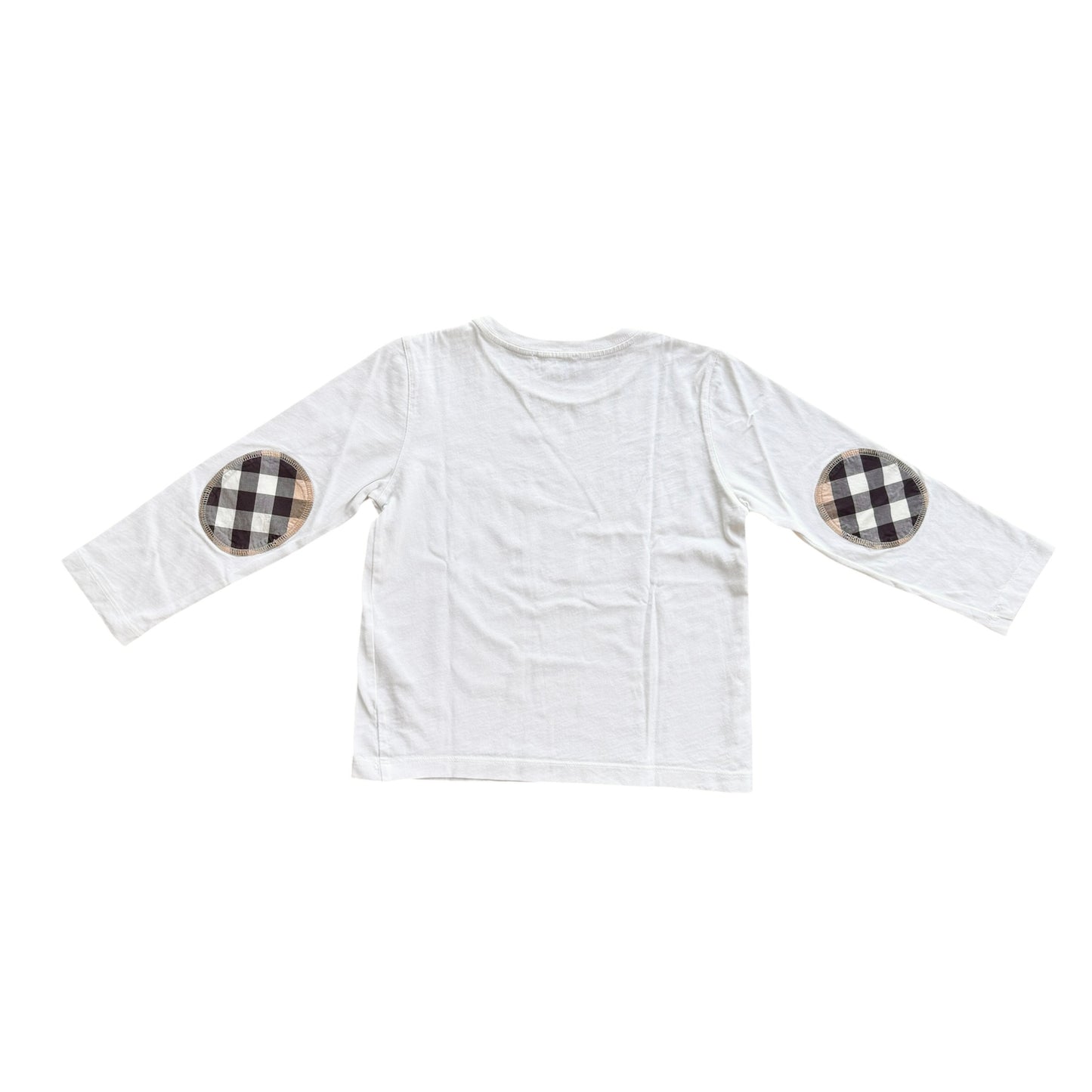 Maglia manica lunga bianca Burberry - 5 anni