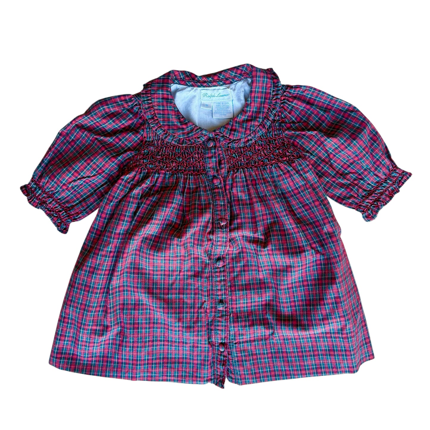 Abito retrò scozzese Ralph Lauren - 9 mesi