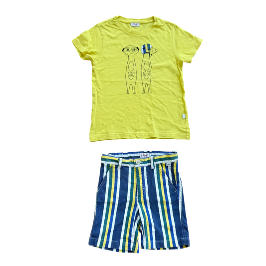 Completo estivo t-shirt e bermuda Il Gufo - 4 anni