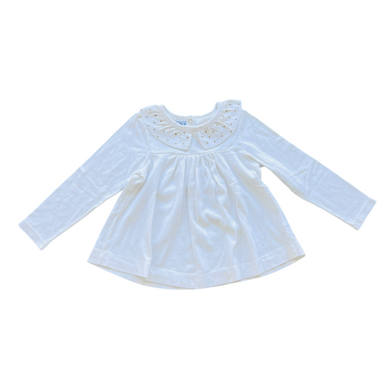 Maglia manica lunga con colletto Petit Bateau - 5 anni