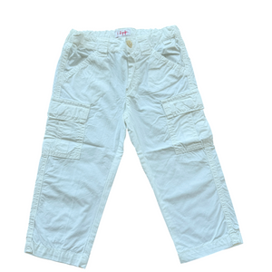 Pantaloni cargo bianchi Il Gufo - 2 anni