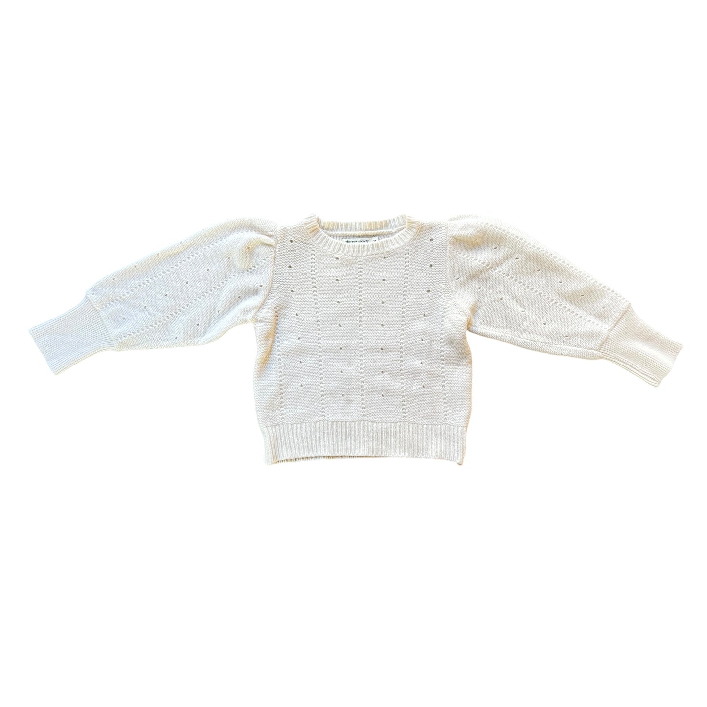Maglione 80% lana traforato The New Society - 4 anni