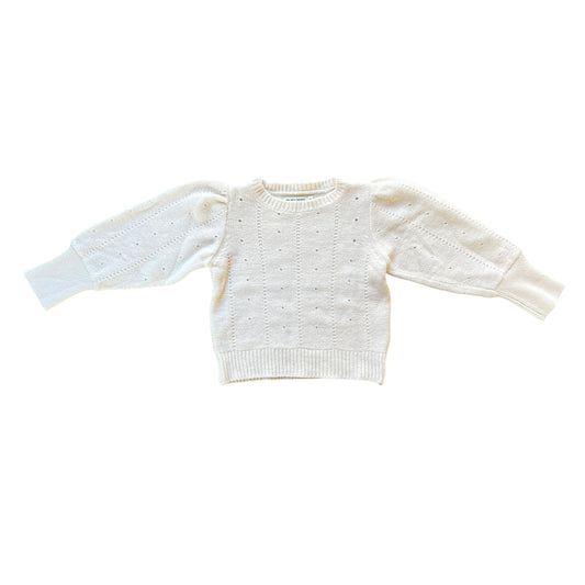 Maglione 80% lana traforato The New Society - 4 anni